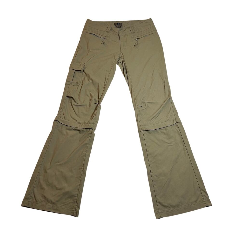 REI Women's Bootcut Nylon Blend Convertible Cargo Pants Size 2 Gorpcore Hiking - Picture 2 of 11